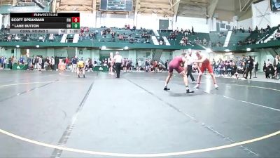 157 lbs Cons. Round 2 - Scott Speakman, Findlay vs Lane Button, Central Michigan