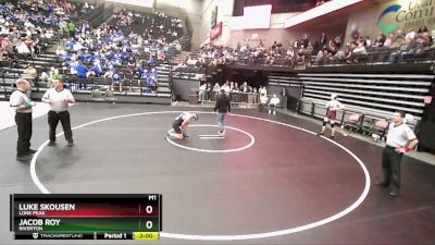 144 lbs Cons. Round 2 - Jacob Roy, Riverton vs Luke Skousen, Lone Peak