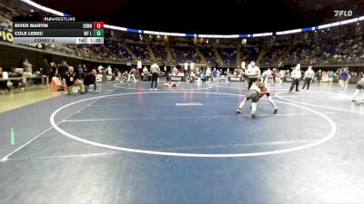 60 lbs Consy 4 - River Martin, Connellsville vs Cole Lebec, Mt Lebanon