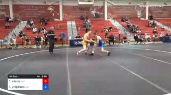 60 kg Prelims - Dylan Koontz, Ohio Regional Training Center vs Dylan Gregerson, Brunson UVRTC