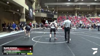 130 lbs Cons. Round 1 - Blaine Schwada, Chesty Lions Wrestling Club vs Matthew Coverdell, Wildcat Wrestling Club