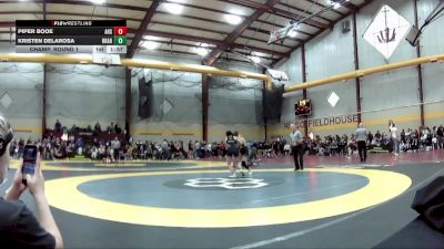 115 lbs Champ. Round 1 - Piper Booe, Andrew High School vs Kristen DeLaRosa, Broken Arrow