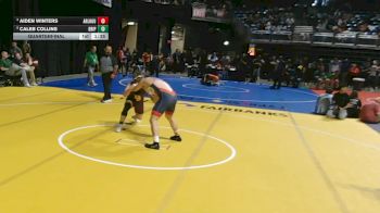 6A 165 lbs Quarterfinal - Caleb Collins, Dripping Springs vs Aiden Winters, Arlington Houston