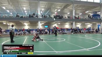 80 lbs Placement Matches (8 Team) - Presley Sandobal, Columbus Desales vs Landon Lipscomb, St. Edward