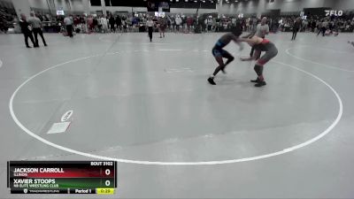 150 lbs Cons. Round 5 - Jackson Carroll, Illinois vs Xavier Stoops, NB Elite Wrestling Club