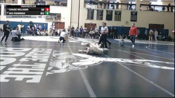127 lbs Quarterfinal - Chase Williams, Central Bucks East vs Jax Fuhrman, Delone Catholic