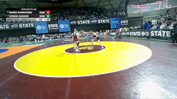 Boys 3A 157 lbs Champ. Round 3 - Kaden Rasmussen, Cheney vs Joshua Hanson, White River