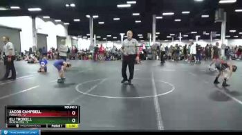 76 lbs Round 3 (8 Team) - Jacob Campbell, Force WC vs Eli Troxell, 84 Athletes