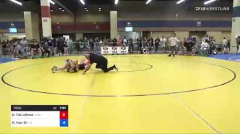 119 lbs Round Of 16 - Kristen DeLaRosa, Team Tulsa Wrestling Club vs Kaylyn Harrill, The Best Wrestler