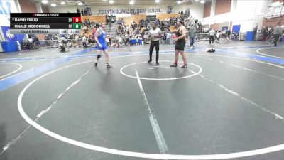 215 lbs Quarterfinal - Khale McDonnell, Fountain Valley vs David Trejo, Sierra Vista