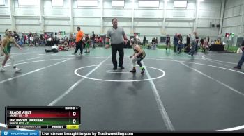 84 lbs Round 4 (6 Team) - Slade Ault, Jacket WC vs Bronsyn Baxter, 84 Athletes