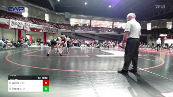 110 lbs 5th Place - Gracie Webb, Searcy High School vs Sophia Reece, Broken Arrow Girls HS