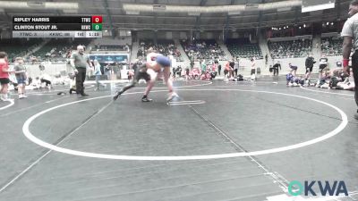 160 lbs Rr Rnd 3 - Ripley Harris, TTWC Blue vs Clinton Stout Jr., Keystone Kids Wrestling Club