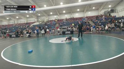 53 lbs Cons. Semis - Waylon Reid, East Idaho Elite vs Finn Rikala, Champions Wrestling Club