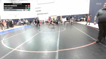 60 lbs 7th Place - William Simmons, MI vs Troy Scott, NC