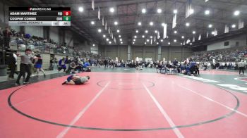 106 lbs Cons. Round 4 - Adam Martinez, Piedmont vs Cooper Combs, Christian Brothers High School