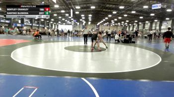 120 lbs Rr Rnd 3 - Bentley Crawley, TNWA Black vs Santino Sloboda, Quest School Of Wrestling Gold