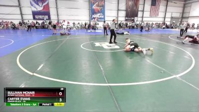 130 lbs Rd# 4- 2:00pm Friday Final Pool - Carter Evans, Minion Black vs Sullivan McNair, NCWAY National Team