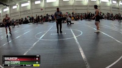 215 lbs Round 2 (6 Team) - Knox Mckibben, Garnett Trained TS vs Kian Barton, The Wrestling Mill