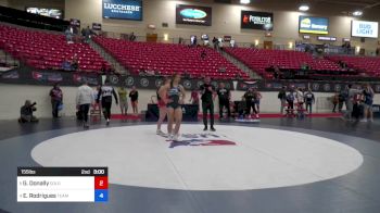 155 lbs Quarters - Gretchen Donally, Colorado Mesa Wrestling Club vs Eduarda Rodrigues, Team Thunder Wrestling Club