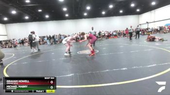 138 lbs Cons. Round 3 - Michael Mabry, Darkhorse vs Graham Howell, Garage Boys