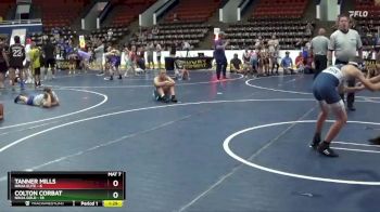 91 lbs Round 2 (6 Team) - Tanner Mills, Ninja Elite vs Colton Corbat, Ninja Gold