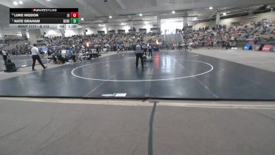 A 113 lbs Quarterfinal - Nate Graham, Station Camp High School vs Luke Higdon, Signal Mountain High School