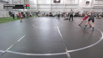 100-110 lbs Semifinal - Griffin McNair, Capital City Wrestling Club vs Jack Hieber, BTW