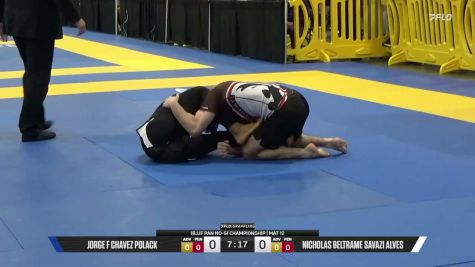 Nicholas Beltrame Savazi Alves vs Jorge F Chavez Polack 2026 Pan IBJJF Jiu-Jitsu No-Gi Championship