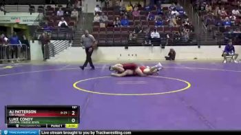 157 lbs Champ. Round 1 - AJ Patterson, Coe College vs Luke Condy, Central College (Iowa)