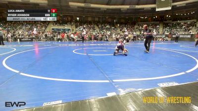 67 lbs Round Of 16 - Luca Amato, Team Tugman vs Ryker Johnson, NBWA