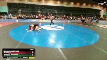 165 lbs Champ. Round 3 - Samuel Thomas, University vs Mason Marshall, McMinnville