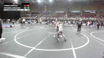 100 lbs Consi Of 8 #2 - Conner Anderson, La Junta Wolfpack vs Nathaniel Candelaria, Bear Creek Jr. Wrestling