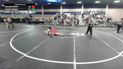 106 lbs Round Of 32 - William Servin, Del Sol WC vs Joseph Torres, So-Cal Hammers
