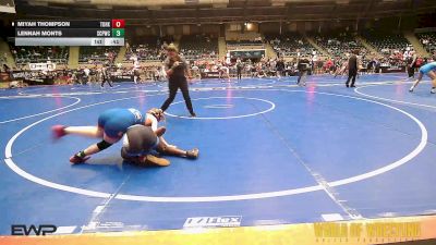 112 lbs Consi Of 8 #2 - Miyah Thompson, Team Of Hard Knox vs Lennah Monts, South Central Punisher Wrestling Club