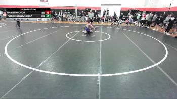 120 lbs Champ. Round 1 - Damin Hudson, BOLINGBROOK vs Kristian DeClercq, Rockton (HONONEGAH)