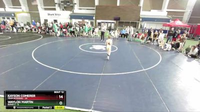 67 lbs Quarters & Wb (16 Team) - Jackson Collett, Idaho 2 vs Crew Downing, Team Wyoming