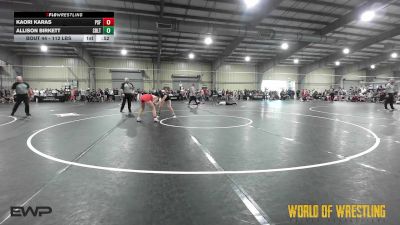 112 lbs Consi Of 16 #1 - Kaori Karas, PSF Wrestling Academy vs Allison Birkett, Sebolt Wrestling Academy