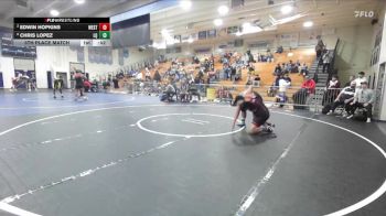 215 lbs 5th Place Match - Edwin Hopkins, Westminster vs Chris Lopez, La Quinta