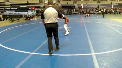 115 lbs Cons. Round 1 - Finn Root, WEM/JWP vs Jase Theisen, Buffalo
