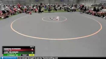 132 lbs Placement Matches (8 Team) - Norman Schneider, Missouri vs Cory Velasquez, Oklahoma Red GR