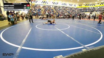 85 lbs Quarterfinal - Emmett Marr, Disciple Wrestling vs Jett Manning, Barnsdall Youth Wrestling
