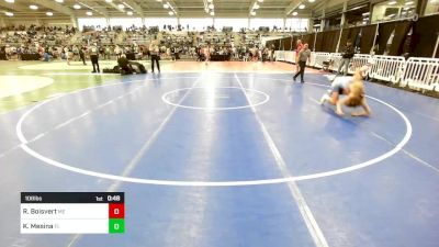 106 lbs Consi Of 64 #1 - Rogan Boisvert, ME vs Kellen Mesina, FL