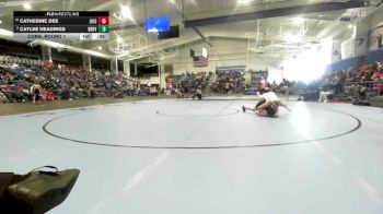 145 lbs Cons. Round 1 - Catherine Dee, Junction City vs Caylee Headings, Derby