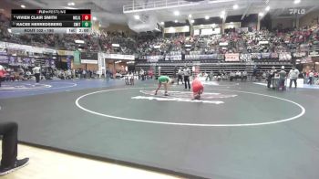 190 lbs Champ. Round 1 - Kacee Herredsberg, Smith Center HS vs Vivien Clair Smith, Mound City- Jayhawk Linn Hs