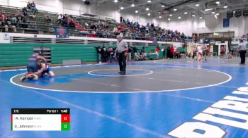 170 lbs Round 1 - Adam Kemper, Kokomo vs Gabe Johnson, Eastern Hancock