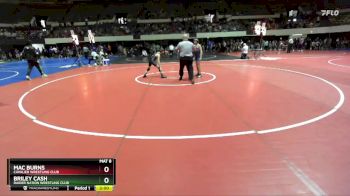 80 lbs Champ. Round 1 - Briley Cash, Raider Nation Wrestling Club vs Mac Burns, Cavalier Wrestling Club