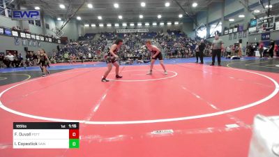 165 lbs 3rd Place - Forrest Duvall, Pottsville Apache Youth Wrestling vs Ian Copestick, Saints Wrestling Club