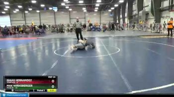 105 lbs Round 4 (6 Team) - Max Wirnsberger, PA Blue vs Isaias Hernandez, Team NJB