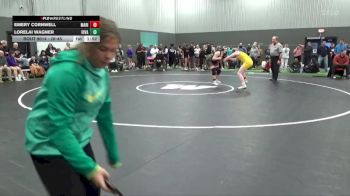 JV-45 lbs Round 1 - Emery Cornwell, Marion vs Lorelai Wagner, Iowa Valley, Marengo